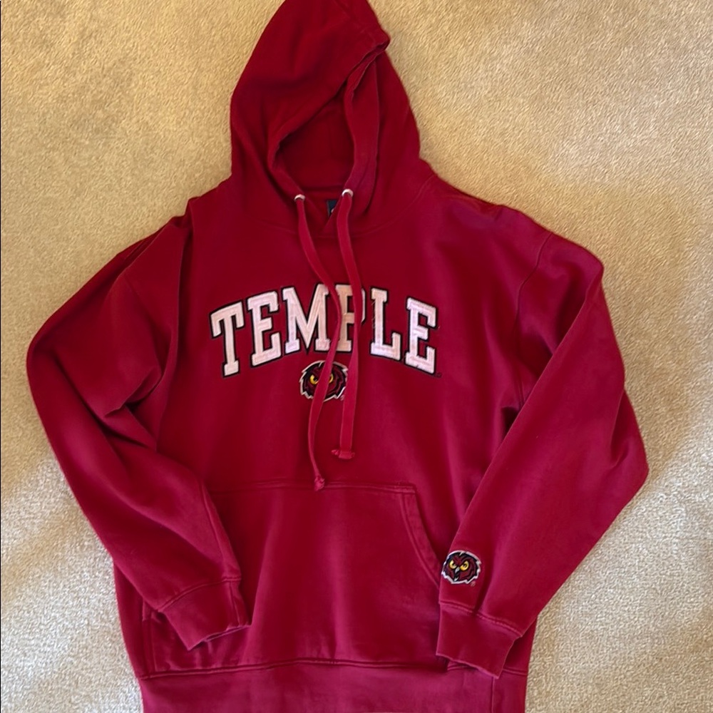 Temple Red Hoodie